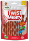 Dentalight Meaty Twist Dog Treats Chicken Flavor Slow Roasted Jerky 100 Grams