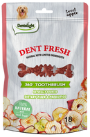 Dent Fresh 360° Toothbrush Sweet Apple Treat 150g Digestive Support - Dietary Fibre & Prebiotics